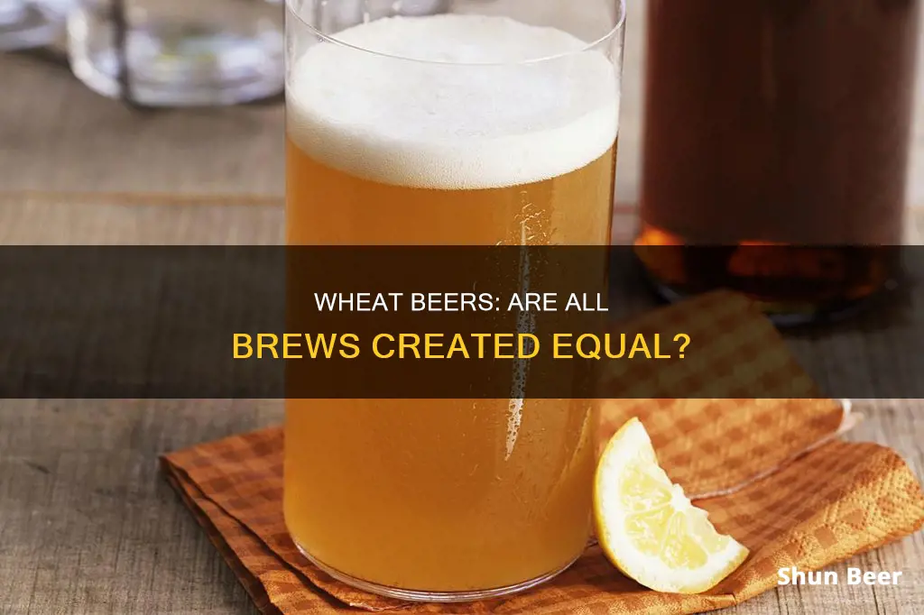 are all beers wheat