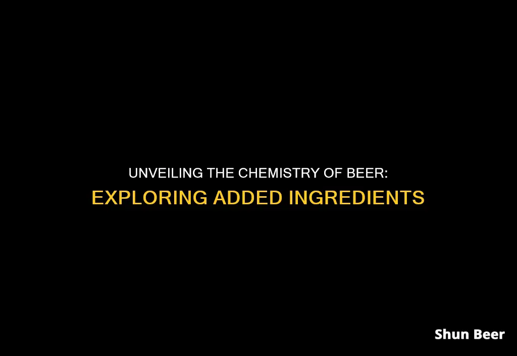 are any chemicals put in beer