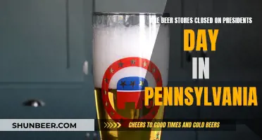 President's Day: Beer Store Hours in Pennsylvania