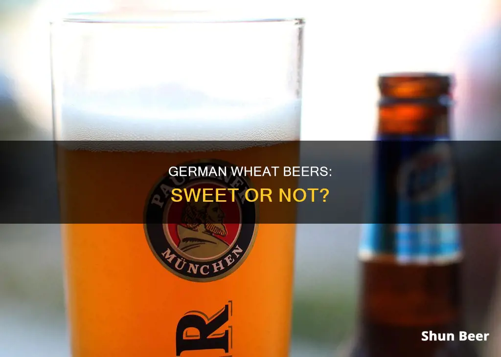 are german wheat beers sweet