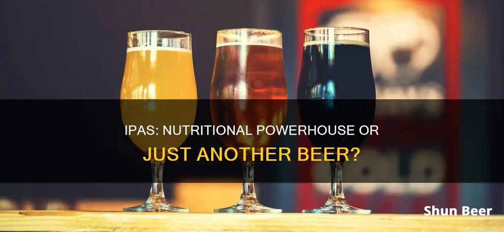 are ipas more nutritious than regular beer