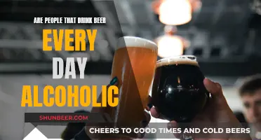 Beer Drinkers: When Does Daily Drinking Make You an Alcoholic?