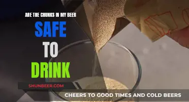 Are Beer Chunks Safe to Drink?