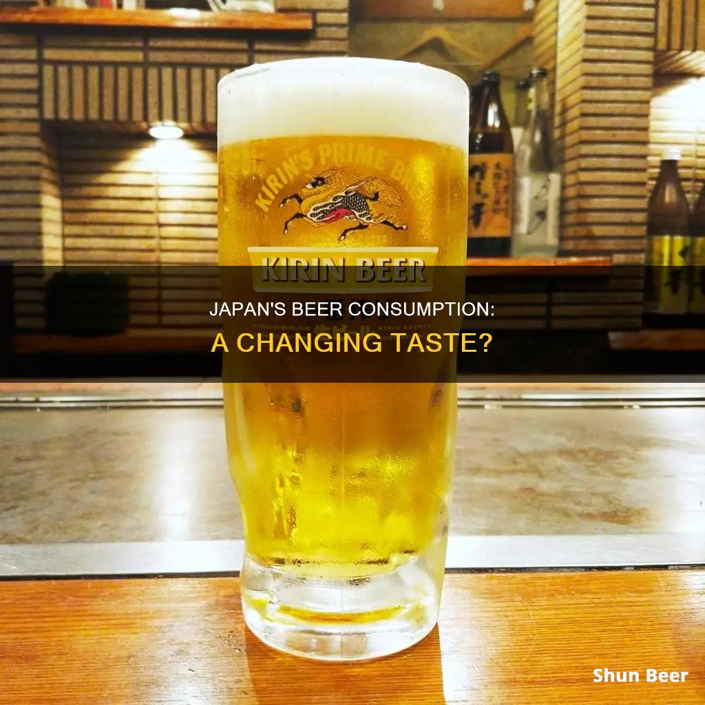 are the japanese drinking less beer