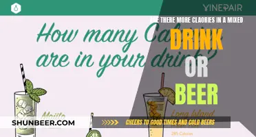 Calories in Beer vs Mixed Drinks: Which is Worse?