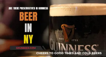 Guinness Beer Preservatives in NY: What's the Deal?