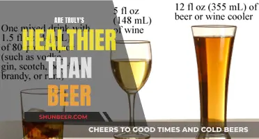 Truly's vs Beer: Which is the Healthier Drinking Option?