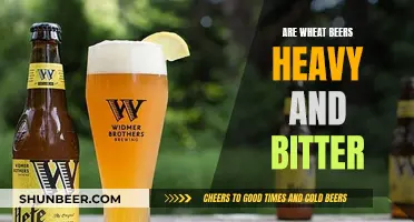 Wheat Beers: Heavy, Bitter, or Both?