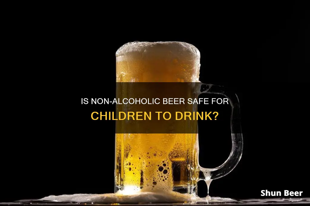 can a child drink non alcoholic beer uk