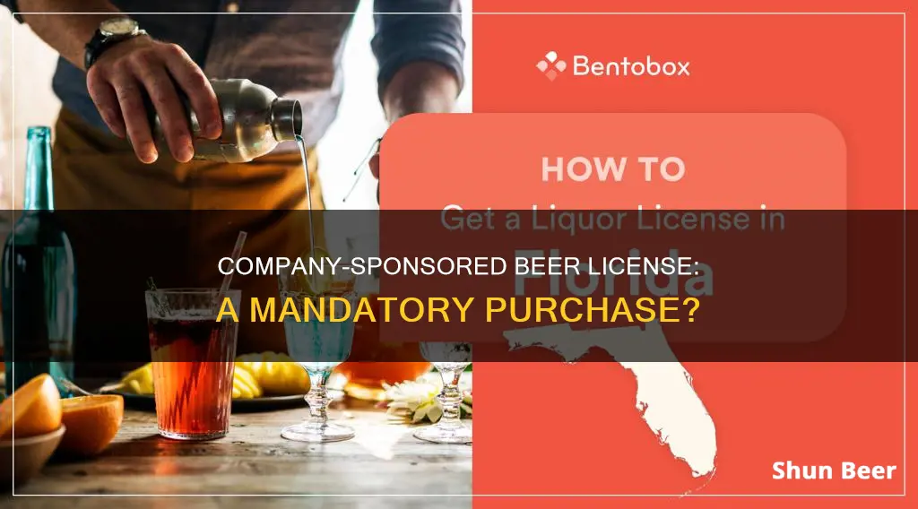 can a company make you buy your beer license