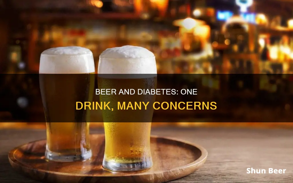 can a diabetic drink one beer