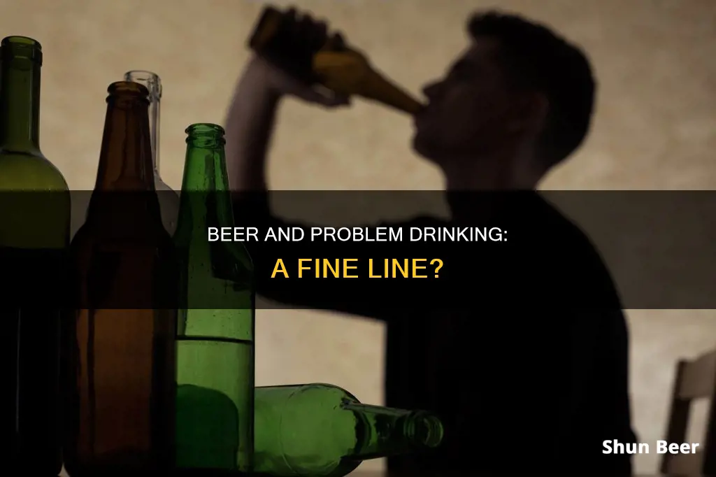 can a person become a problem drinker by drinking beer