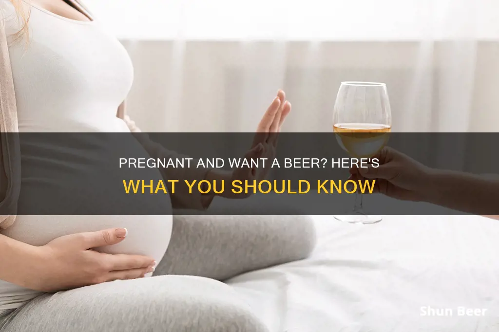 can a pregnant woman drink a beer