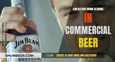 Actors Drinking Alcohol in Commercials: Is It Allowed?