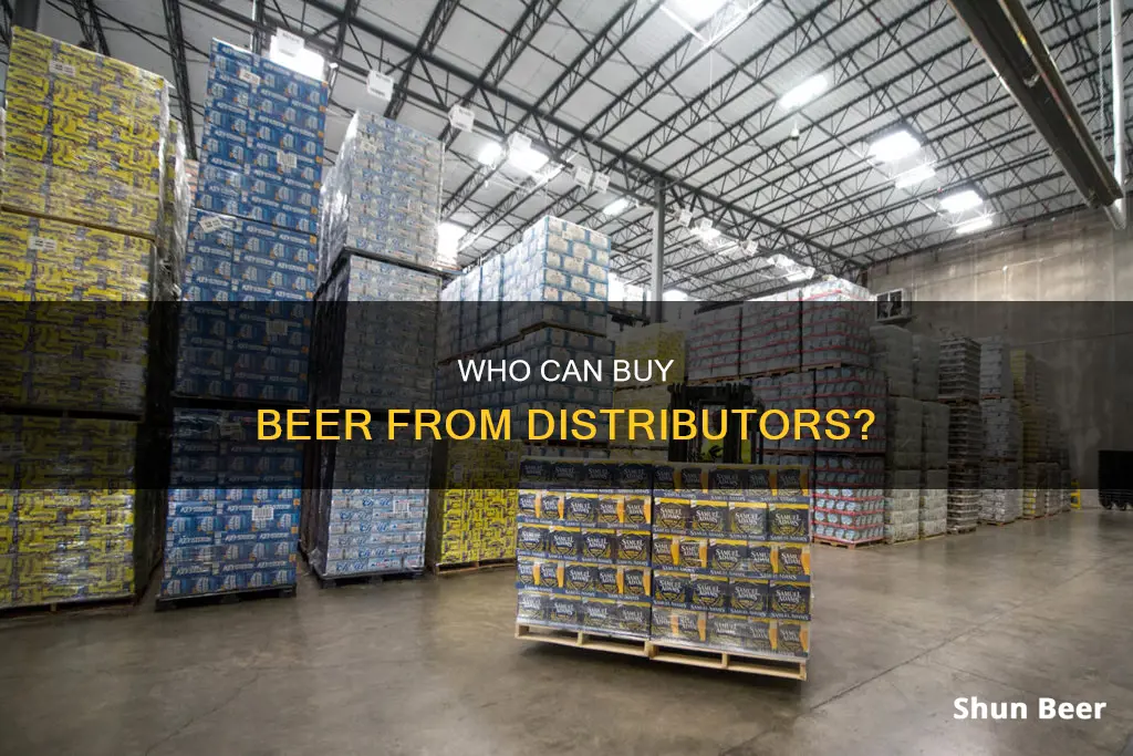 can anybody buy from beer distributors