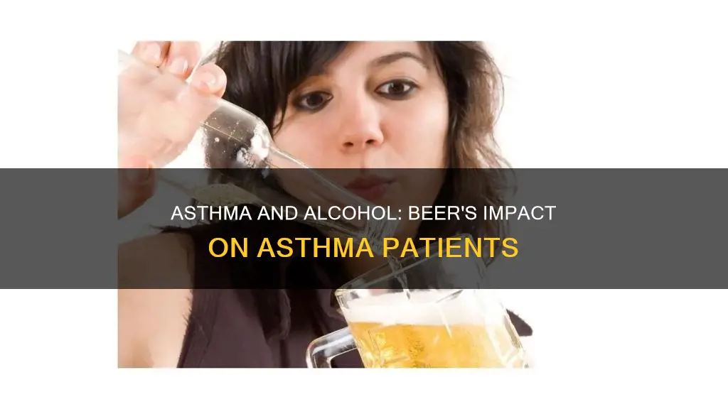 can asthma patients drink beer