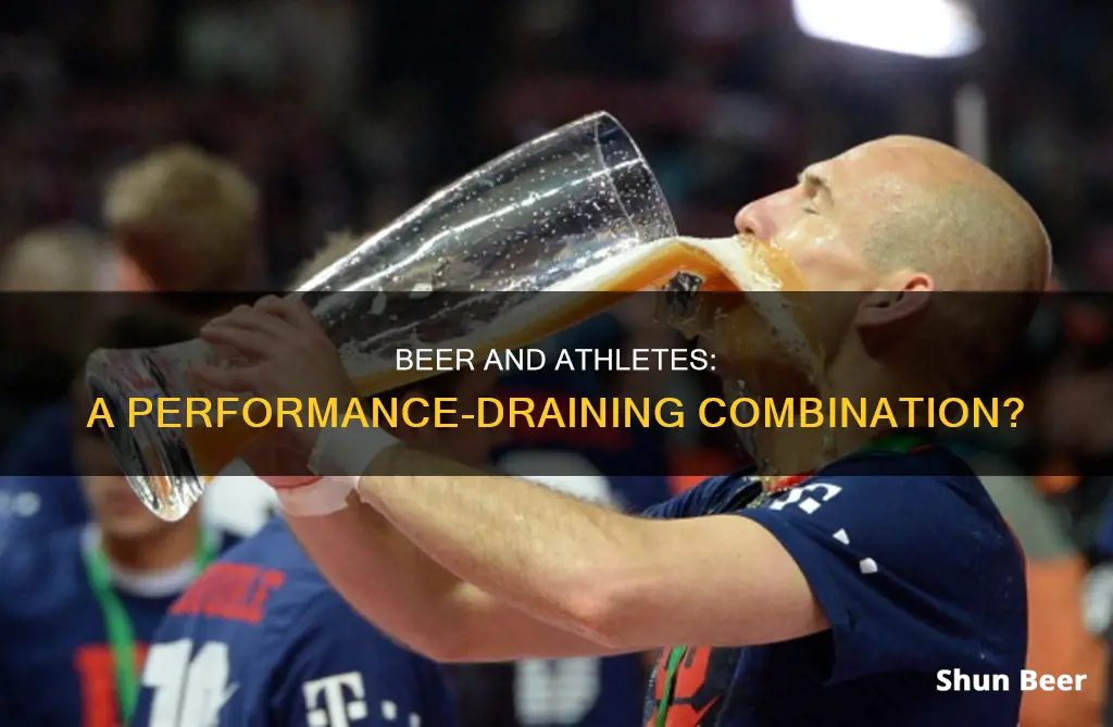 can athletes drink beer