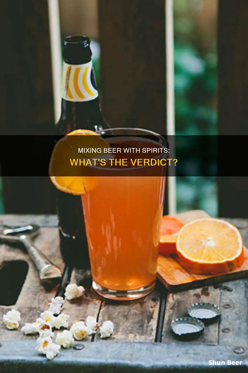 can beer be mixed with other alcoholic drinks