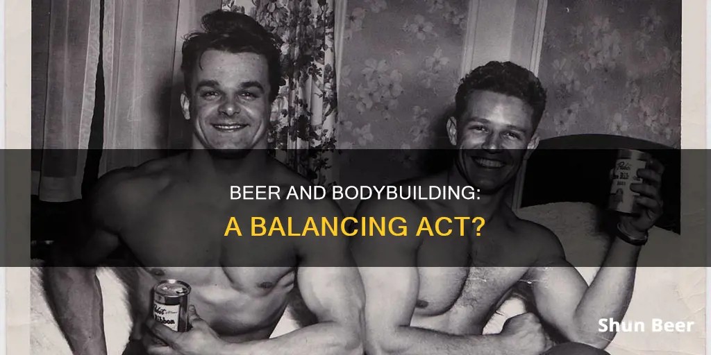 can bodybuilder drink beer