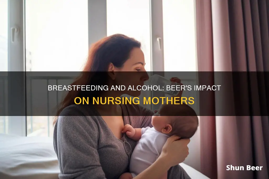 can breast feeding mothers drink beer