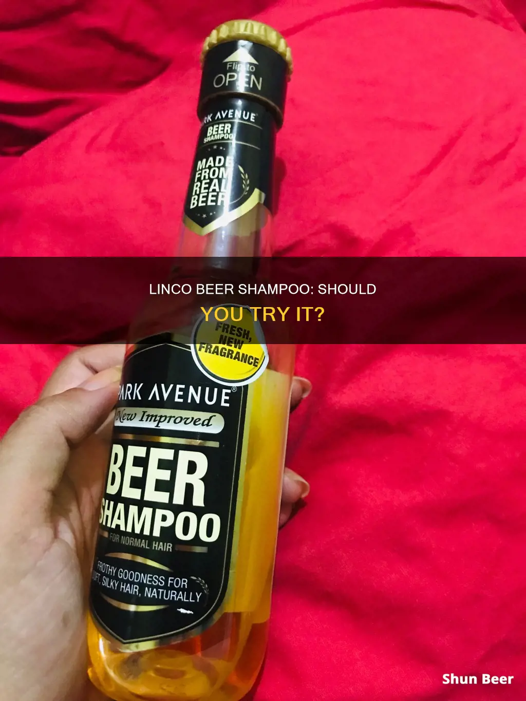 can buy linco beer shampoo