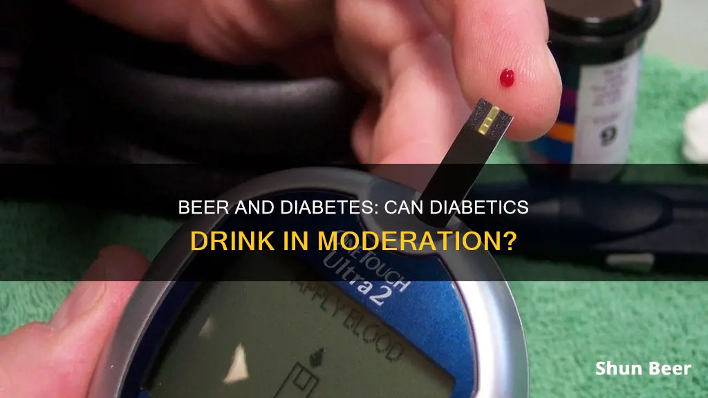 can diabetics drink beer in moderation