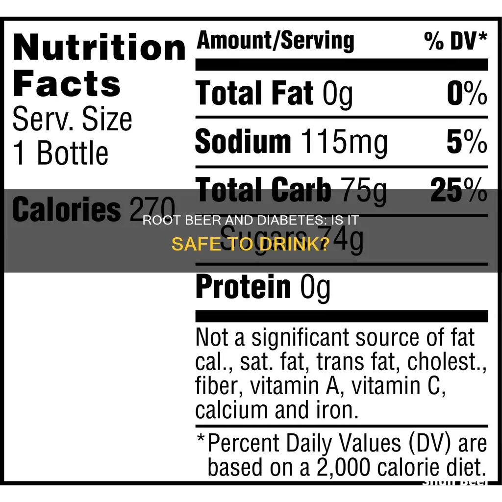 can diabetics drink root beer