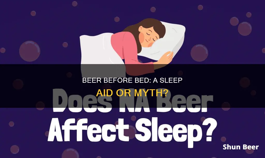 can drinking a beer help you sleep