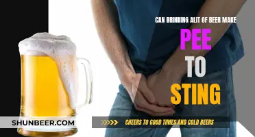 Beer Overload: Stinging Sensation in Pee?