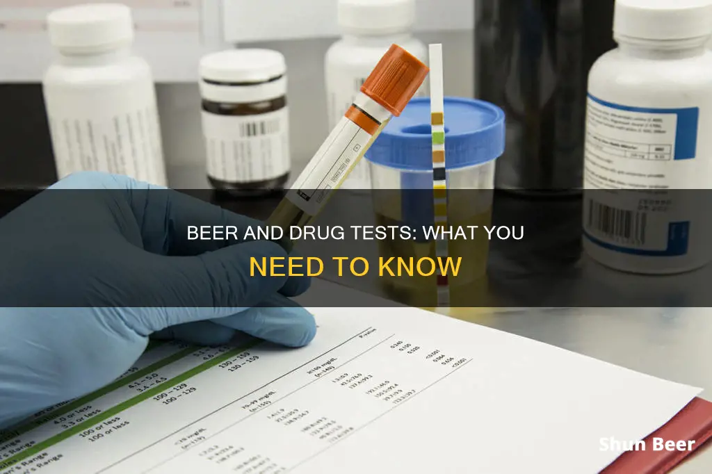 can drinking beer affect a drug test