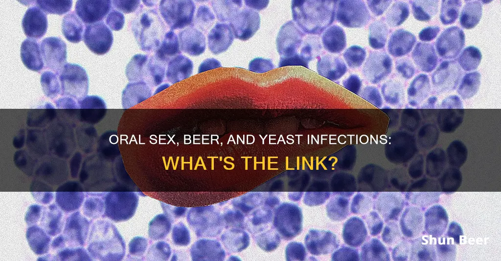 can drinking beer and oral sex cause yeast infection