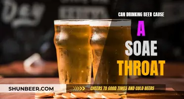 Beer and Sore Throats: Is There a Link?