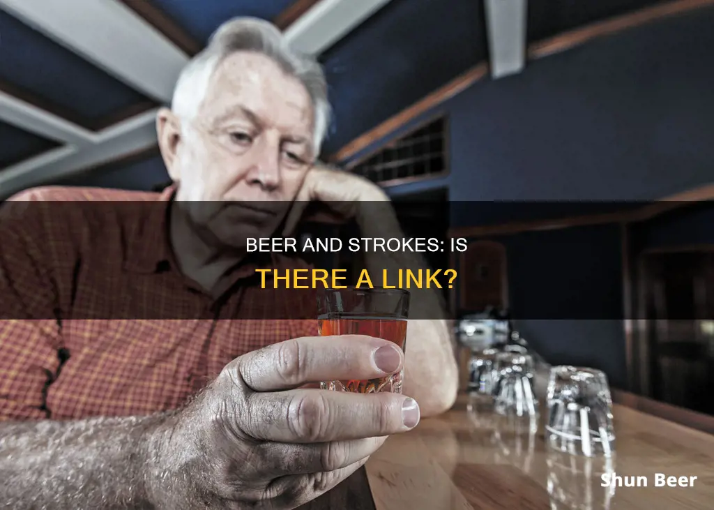 can drinking beer cause a stroke