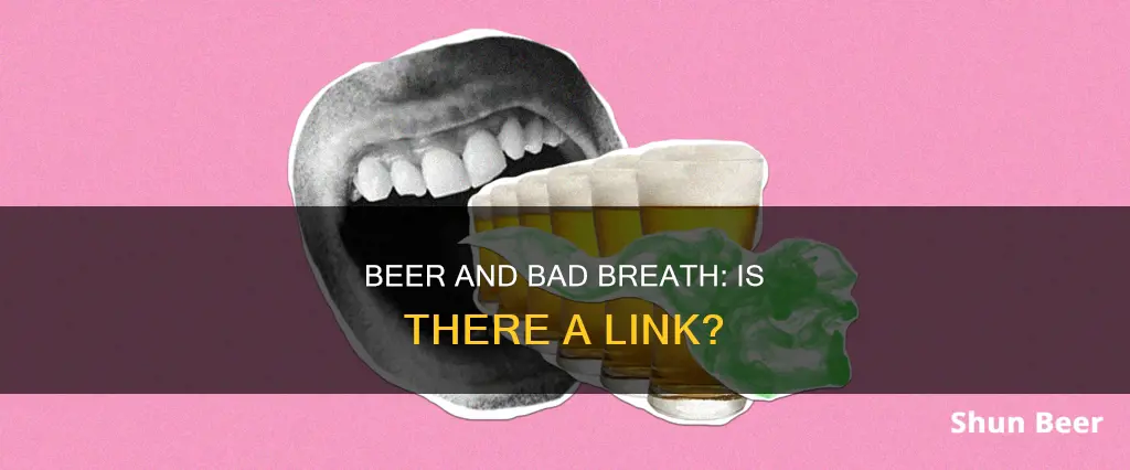 can drinking beer cause bad breath