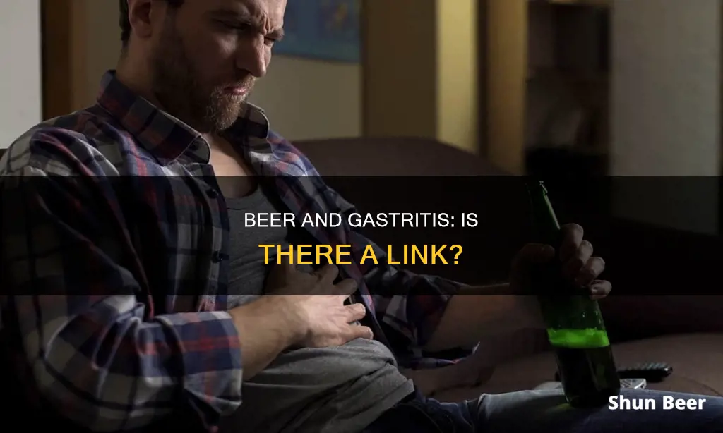 can drinking beer cause gastritis