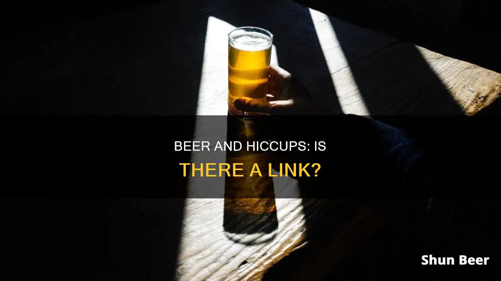 can drinking beer cause hiccups