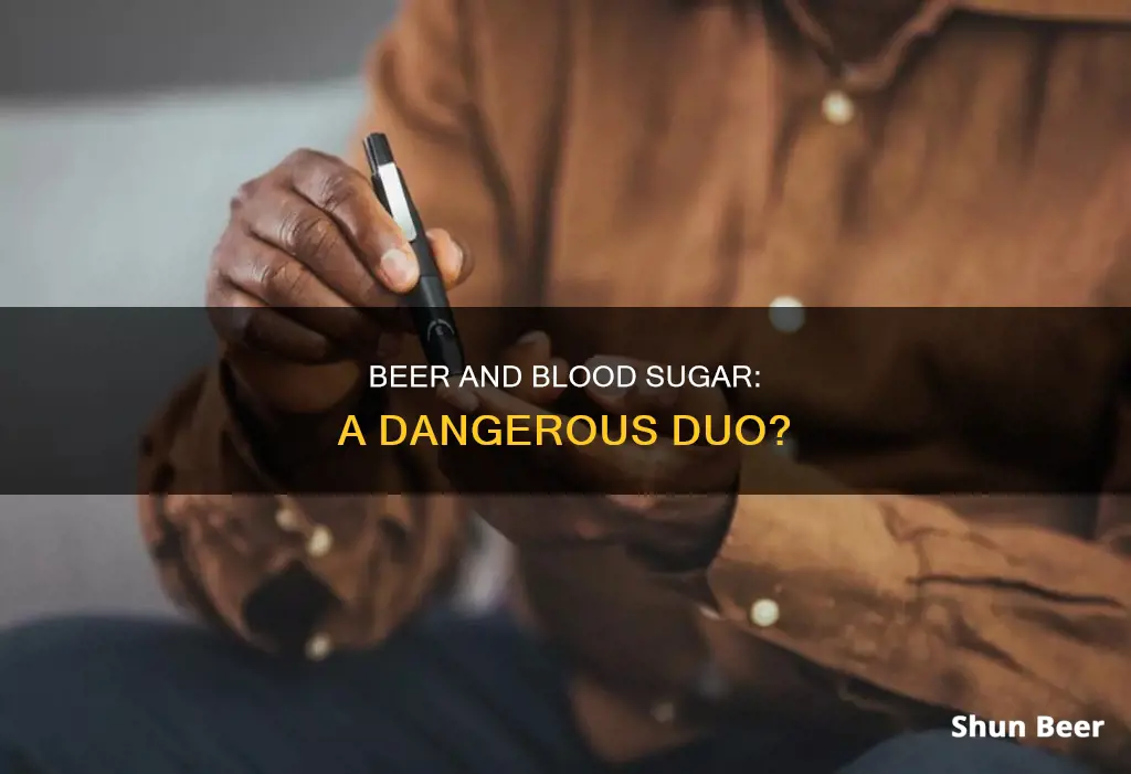 can drinking beer cause high blood sugar