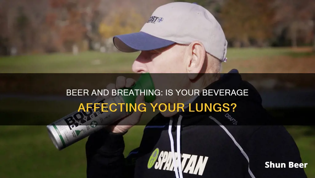 can drinking beer cause shortness breath