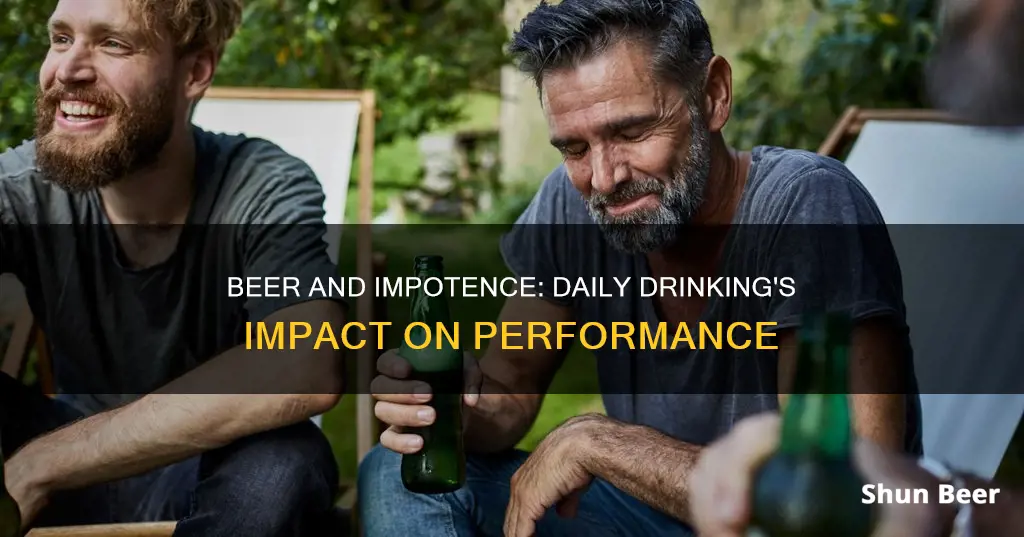 can drinking beer every day cause impotence