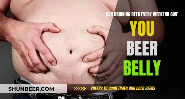 Beer Belly: Is Your Weekend Drinking to Blame?