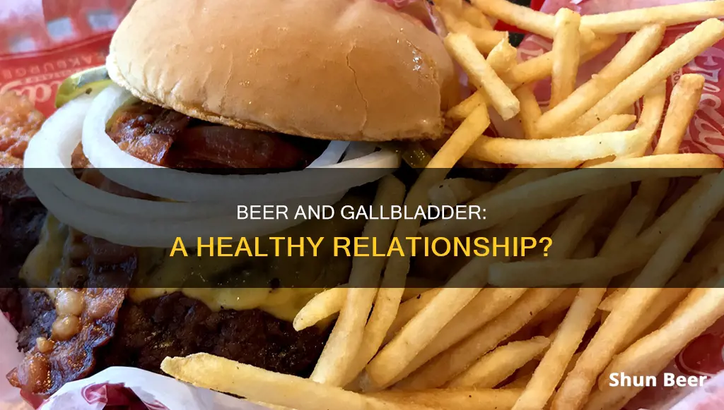 can drinking beer help the gallbladder