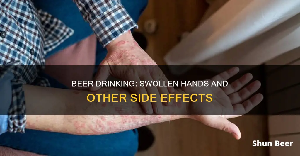 can drinking beer make your hands swell