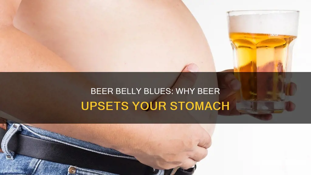 can drinking beer upset your stomach