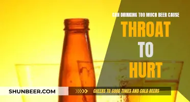 Beer Overload: Sore Throat Culprit?