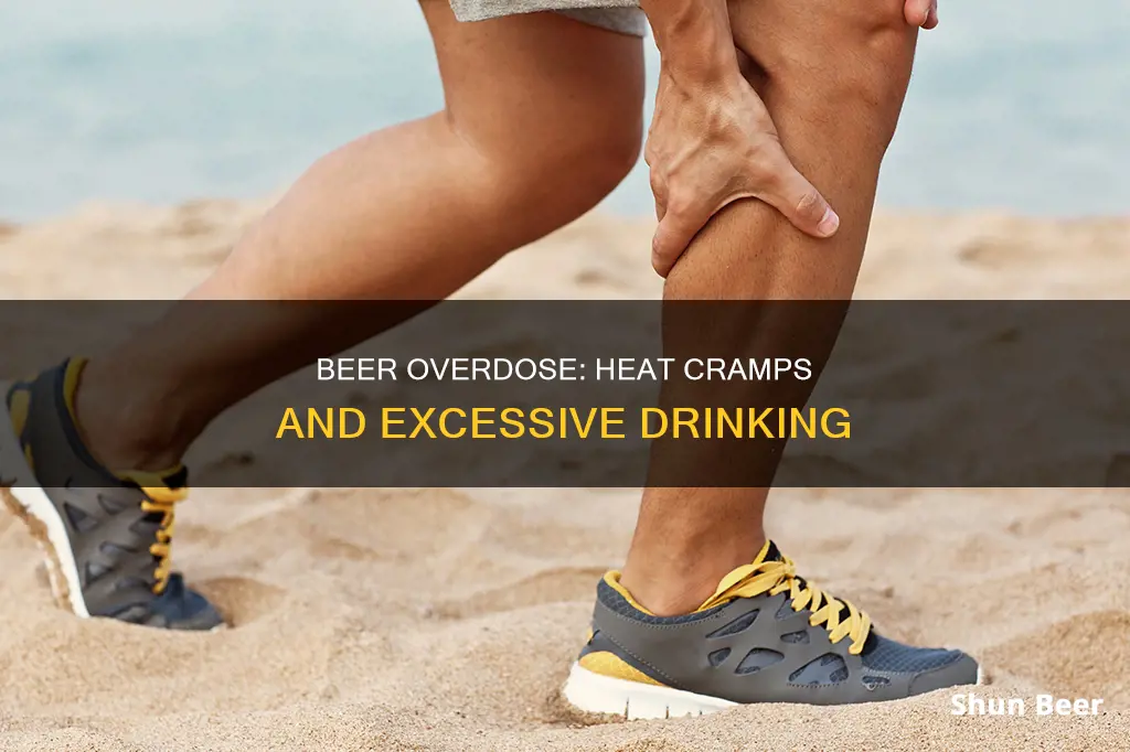 can excessive beer drinking cause heat cramps