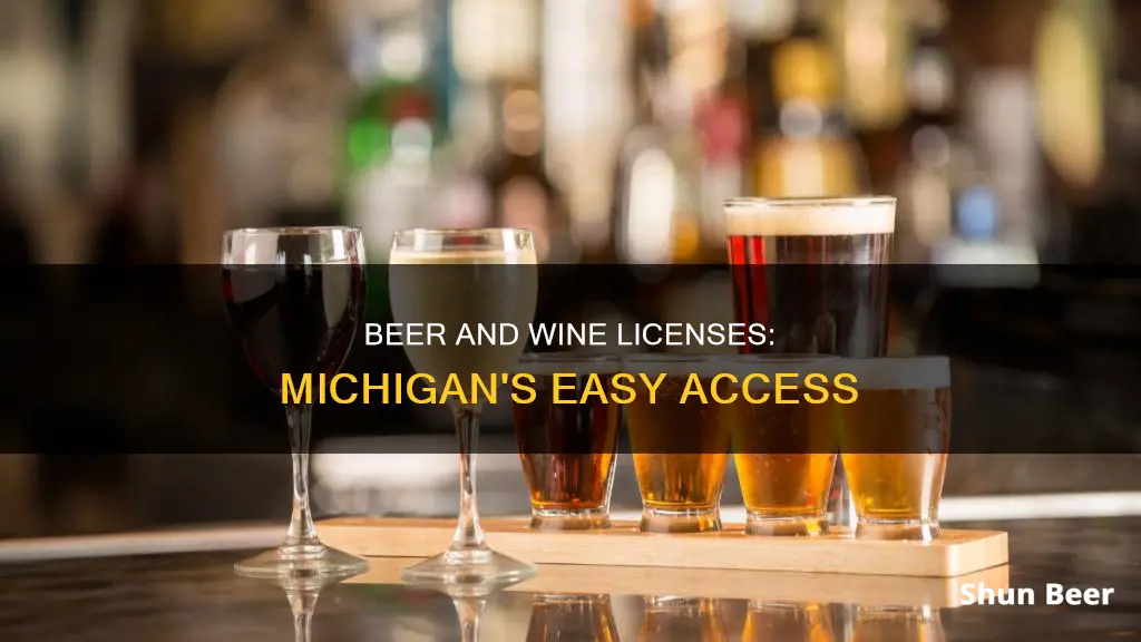 can i buy a beer and wine license in michigan