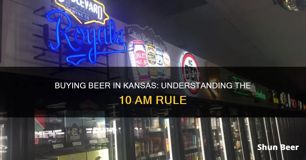 can i buy beer after 10 am in kansas