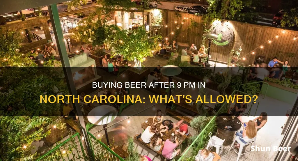 can i buy beer after 9 in nc