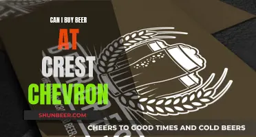 Where to Buy Beer: Crest Chevron Availability