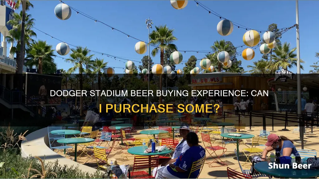 can i buy beer at dodger stadium